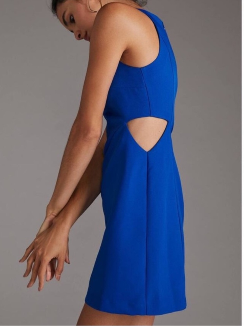 Anthropologie x Mare mare cobalt blue cut out mini dress size XS